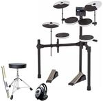 Roland TD-02K E-Drum Schlagzeug mit keepdrum Zubeh&ouml;r-Set