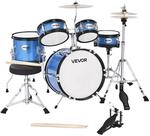 VEVOR Schlagzeug Set, 5-teilig, 35,6 cm Basstrommel, 15,2 cm & 20,3 cm Tomtoms, 25,4