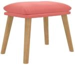 vidaXL Fu&szlig;bank 45x29,5x35 cm samt rosa