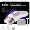Braun IPL Skin i&middot;expert Laser-Haarentfernung zu Hause, mit App, Tasche, Gillette