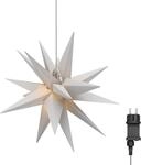 goobay LED Weihnachtsstern 3D &Oslash; 56 cm &ndash; mit Timer, 18 Zacken, f&uuml;r dekorative