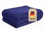 INTIRILIFE weiche Kuscheldecke 200 x 150 cm in Nacht BLAU - Flauschig warme...