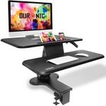Duronic DM05D13 Computertisch | Workstation 64 x 46 cm mit Tastaturablage 