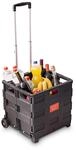 4 x Einkaufstrolley, Klappbar, Einkaufsroller bis 35 kg, Verstellbarer Griff,...