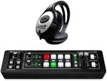 Roland V-1HD A/V HDMI-Video-Switcher mit keepdrum Kopfh&ouml;rer