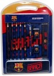 FC Barcelona Federm&auml;ppchen - Modern und Bunt - Schreibwaren-Set - Stiftkasten - Blau