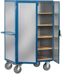 Fetra Transportger&auml;te mtpjf493 F 750 verzinkt Wagen mit Tablett geschlossen,...
