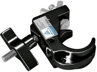 EUROLITE TH35-75 Theaterhaken schwarz | PRO Montagehaken f&uuml;r 32-35 mm Rohr,