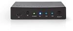 Nedis HDMI&trade; Schalter - 3-Port - 1x USB-C&trade; - 2x HDMI&trade; Eingang - 1x HDMI&trade;