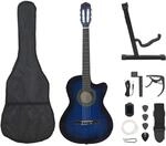 vidaXL Western Gitarrenset 12-tlg. mit Equalizer 6 Saiten Gitarre Westerngitarre