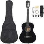 vidaXL Klassikgitarre Set 8-tlg. f&uuml;r Anf&auml;nger Amateurmusiker Klassisch Gitarre