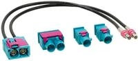 ACV 1524-25 Antennenadapter Set Doppel-FAKRA (w) > 1x Doppel/2x Einzel...