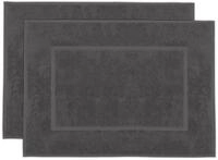 ZOLLNER 2er Set Badematten in 50x70 cm - saugstarke und Flauschige Badvorleger...