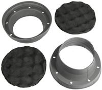 Musway MSB130 | 130mm Silikon-Lautsprechermanschette mit Noppenschaumunterlage