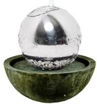 K&ouml;hko 50 cm Kugelbrunnen 21009 aus Edelstahl mit LED-Beleuchtung und Harzbecken