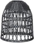 Star Trading Lampenschirm Knute &ndash; Outdoor Lampenschirm aus PE-Rattan, Grau,...