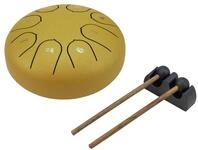 DIMAVERY TD-8 Steel Tongue Drum, gold | Steel Tongue Drum