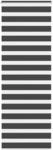 vidaXL Doppelrollo Schwarz 80x200 cm Stoffbreite 75,9 cm Polyester, Zebra-Rollo,