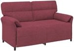 vidaXL Sofa 100% Polyester, Metallrahmen, MDF, Sperrholz, Wohnzimmer,...