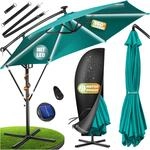 KESSER&reg; Sonnenschirm Solar &Oslash; 300 cm/&Oslash; 350 cm mit LED Beleuchtung,...