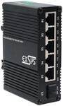 EXSYS EX-62030MPoE-SFP-5+1 Port Industrial Gigabit SFP PoE+ Mini Switch, Web Managed