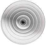 Vaello La Valenciana glatt Alu Cover, Silber, Aluminium, Silber, 45 cm