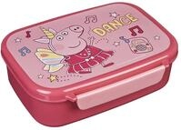 Undercover Scooli Brotdose f&uuml;r Kinder mit herausnehmbaren Einsatz - Peppa Pig -
