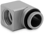 EKWB EK Quantum Torque Micro Rotary 90&deg; Satin Titanium Adapter Fitting