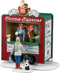 Lemax Zweiteiliges Set &bdquo;Cocoa Express beleuchteter Kiosk aus Kunstharz H12,8...