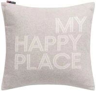 David Fussenegger Kissenh&uuml;lle Silvretta 'My Happy Place' 50 x 50 cm Filz -...