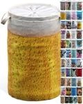 Sanilo W&auml;schekorb faltbar, stabiler runder W&auml;schesammler 60 Liter,...