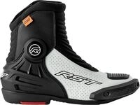 RST Tractech Evo D3O Short perforierte Motorrad Stiefel, schwarz/wei&szlig;, 44 