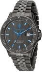 Maserati Herrenuhr, Uhrzeit, Datum, Analog, 44 mm, Dark Edition Kollektion,