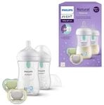 AVENT Natural Response Geschenkset f&uuml;r Babys: 2x Natural Response Flaschen mit