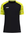 JAKO Kinder T-Shirt Sonic, schwarz/Neongelb, 152