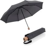 Knirps Timber, manual, uni, dark grey