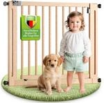 BOMI Kindertreppen Gitter PEFC gepr&uuml;ftes Buchenholz | Ohne Bohren | 90&deg; Stop...