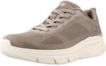 Skechers Bobs Arch Fit ELEV8 Damen Sneaker, Dunkeltaupe, Gr&ouml;&szlig;e 36