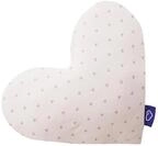 Kuschelkissen Herz Twister beige, 38 x 30 x 12 cm