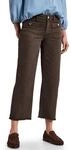 Street One Mid Waist Straight Leg Jeans im Casual Fit Brown Washed 25