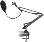 Walimex pro Mikrofon Arm mit 3/8" bis 5/8" Adapter, einstellbare Mikrofon Halterung