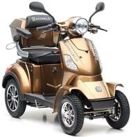 ECONELO P4000 Seniorenmobil 4 Rad mit Lithium-Akku, 25 km/h, 1000 W, Braun