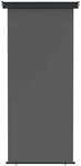 vidaXL Balkon Seitenmarkise 100 x 250 cm 100% Polyester Eisen Stahl