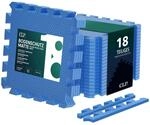 CLP Bodenschutzmatte Fitness 30x30 cm gro&szlig; extra dick Set Puzzlematte,...
