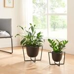 [en.casa] Pflanzenst&auml;nder Nordmaling 2er Set Blumentopfst&auml;nder...