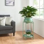 [en.casa] Blumenst&auml;nder Altena Pflanzenst&auml;nder mit Blumentopf und Ablage...