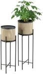 [en.casa] Pflanzst&auml;nder Colfontaine 2er Set Blumenst&auml;nder-Set...
