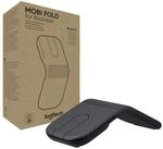 Logitech Mobi Fold for Business, faltbare kabellose Maus mit Touch-Scroll