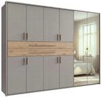 luma-Home 22650/ Dreht&uuml;renschrank in Sandgrau + Passepartout