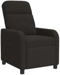 vidaXL Liegesessel Schwarz Boucl&eacute;, Moderner Relaxsessel, Verstellbarer Platz...